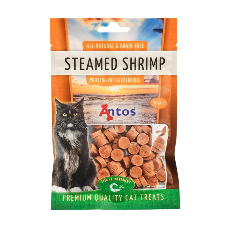 Antos Cat Treats Steamed Shrimp 50 gr