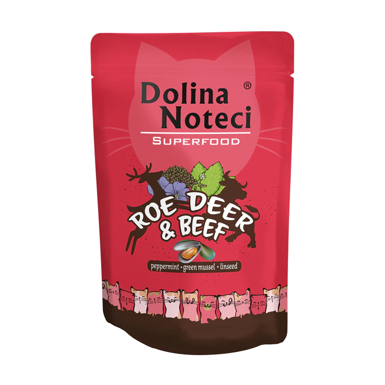 Dolina Superfood Cat Roe Deer and Beef 85 gr