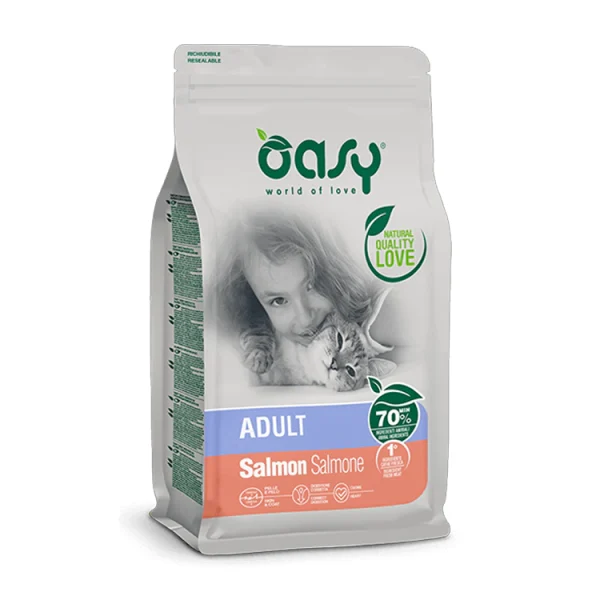 Oasy Lifestage Cat Adult Salmon 1,5 Kg